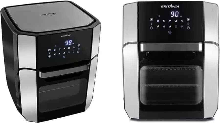 Imagem do air fryer de 12 litros Britânia BFR2100P no formato paisagem