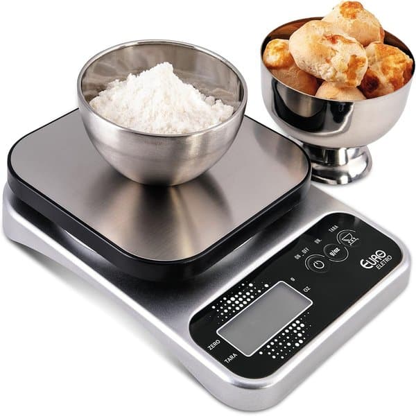 Imagem da balança digital de cozinha Euro Home BAL7825 em destaque na tabela comparativa