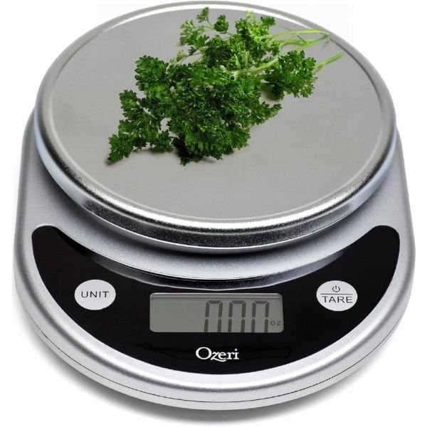 Imagem da balança digital de cozinha Ozeri ZK14-B Pronto em destaque na tabela comparativa de produtos