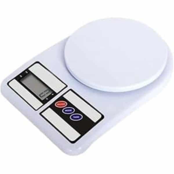 Imagem da balança digital de cozinha SF-400 em destaque na tabela comparativa de produtos