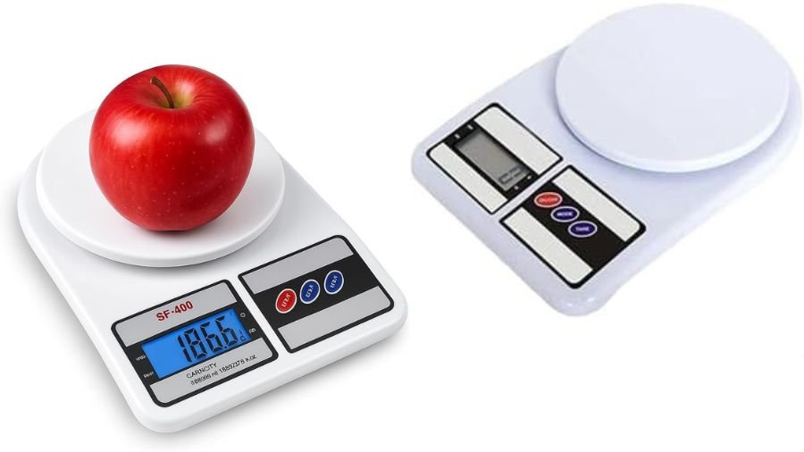 Imagem da balança digital de cozinha SF-400 no formato paisagem para visualização geral