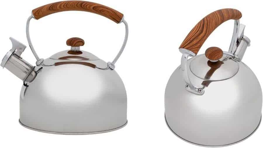 Imagem da chaleira com apito Mimo Style Inox com Alça Bambu no formato paisagem