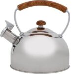 Miniatura da imagem da chaleira com apito Mimo Style Inox com Alça Bambu