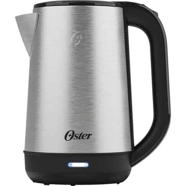 Imagem da chaleira elétrica Oster Inox Ultra OCEL840 no formato quadrado