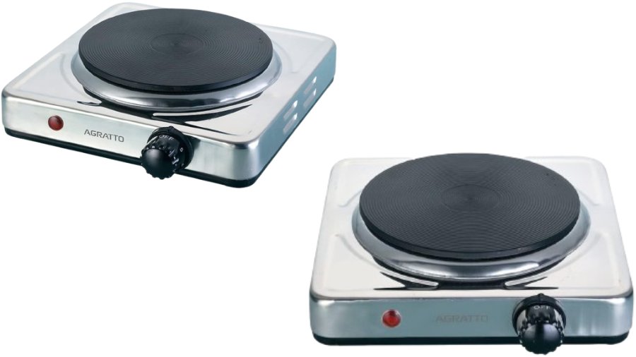 Imagem do cooktop 1 boca inox Agratto FMA no formato paisagem