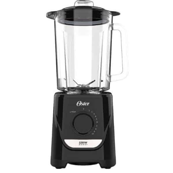 Imagem do liquidificador de 1250W de potência com jarra de vidro Power Oster OLIQ520 na tabela comparativa de produtos