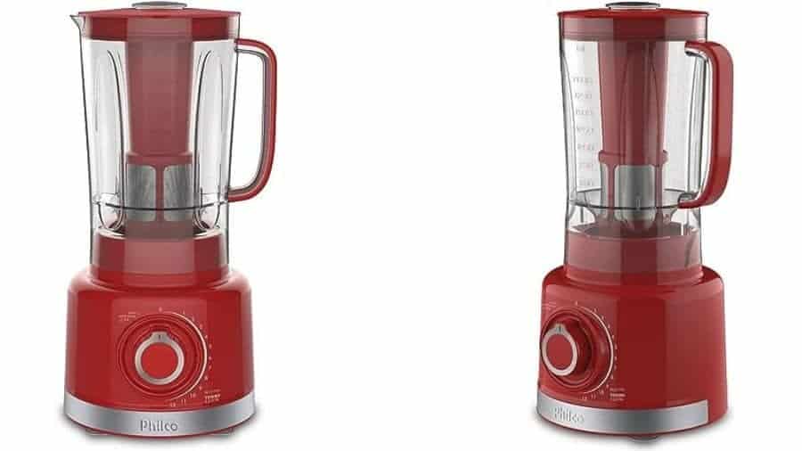 Imagem do liquidificador de 1200W de potência e 3 litros de capacidade Philco PLQ1550V no formato paisagem