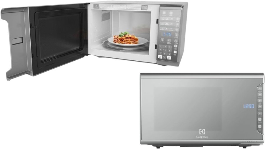 Imagem do microondas inox Electrolux MI41S no formato paisagem