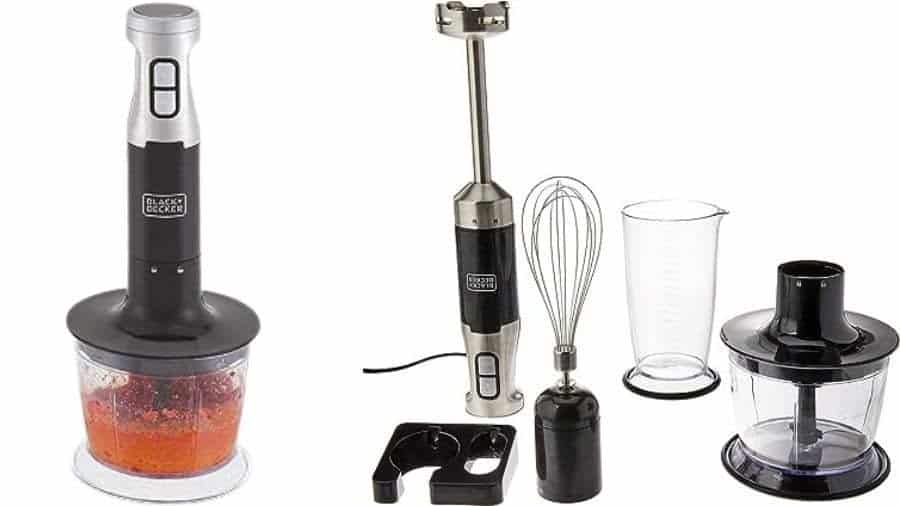 Imagem do mixer 3 em 1 Black Decker Fusion Mix MK600 no formato paisagem