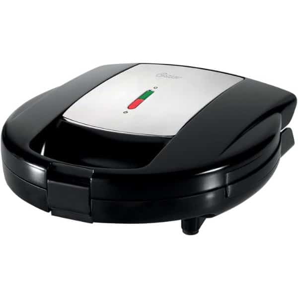 magem da sanduicheira elétrica com placa removível Oster Chrome CKSTSM3892 no formato quadrado