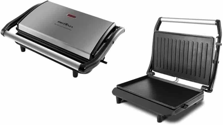 Imagem da sanduicheira grill elétrica Britânia BGR27I no formato paisagem