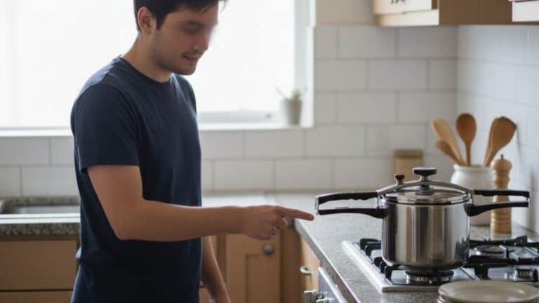 Comparação entre panela de pressão antiga e nova com foco em segurança